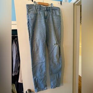 Calvin Klein Jeans Men's Slim Skinny Jeans Distressed Ripped W32x L32